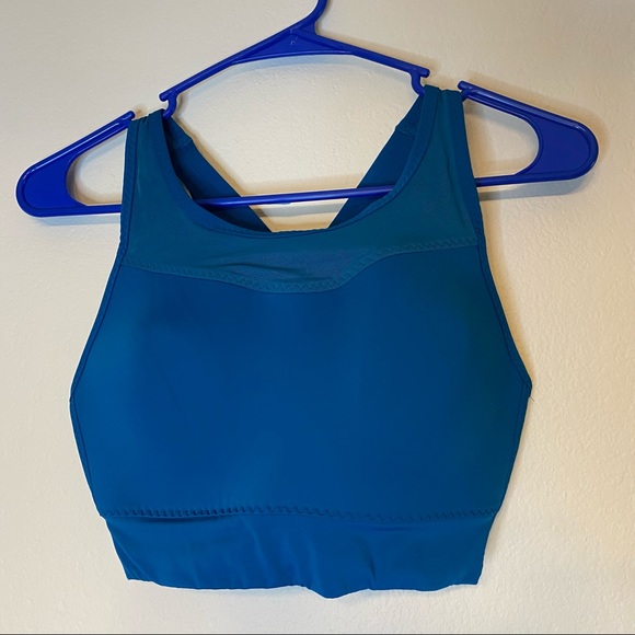 NO OFFERS ATHLETA teal Gigi High Impact sports bra XS - Picture 2 of 14